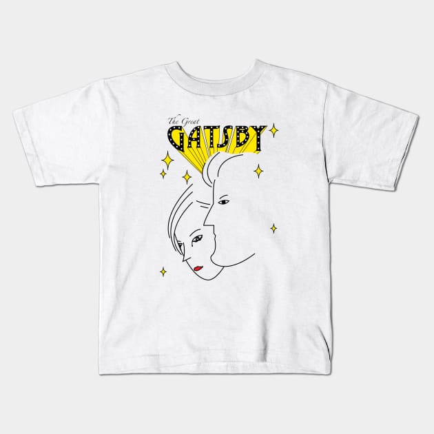 Gatsby Kids T-Shirt by Dear Reader